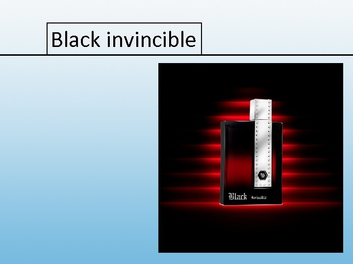 Black invincible 