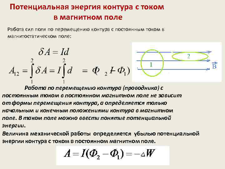 Энергия поля в вакууме