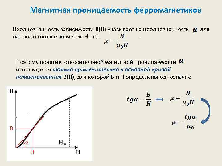 Для образца из феррита 1500нмз определить нормальную и дифференциальную магнитные проницаемости