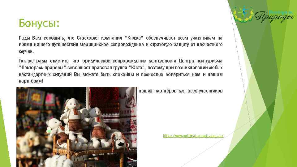 Бонусы: Рады Вам сообщить, что Страховая компания 