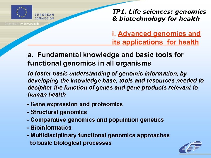 TP 1. Life sciences: genomics & biotechnology for health i. Advanced genomics and its