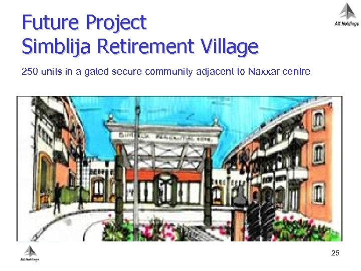 Future Project Simblija Retirement Village 250 units in a gated secure community adjacent to