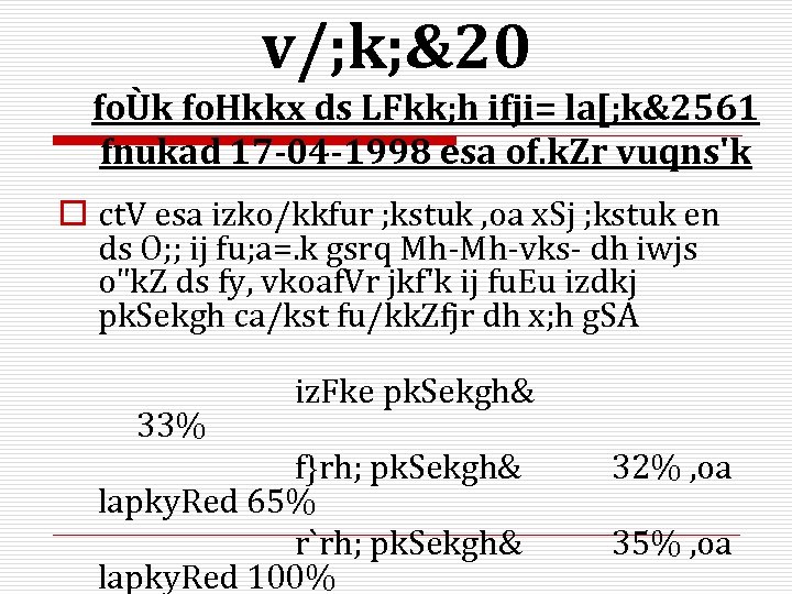 v/; k; &20 foÙk fo. Hkkx ds LFkk; h ifji= la[; k&2561 fnukad 17