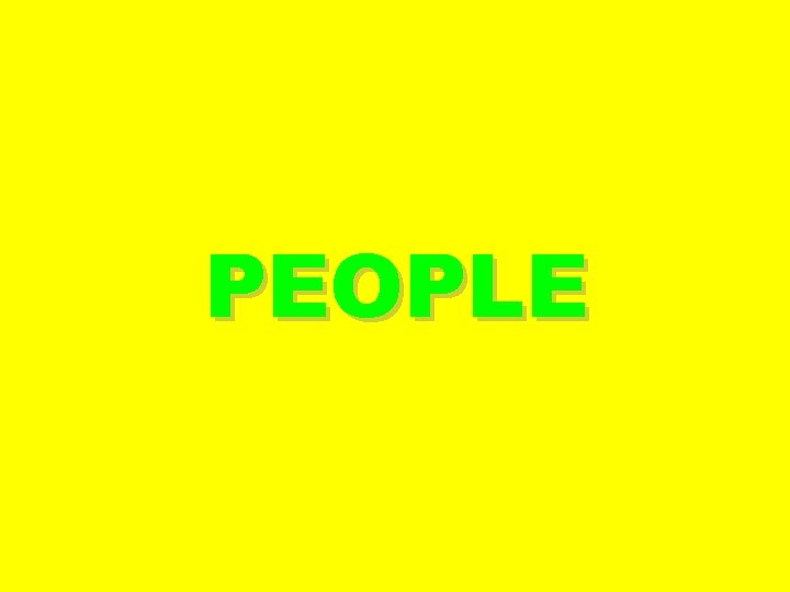 PEOPLE 
