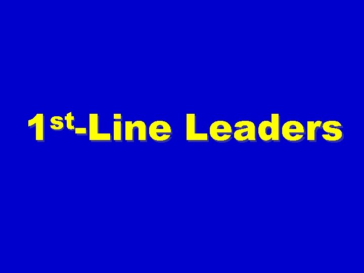 st-Line 1 Leaders 