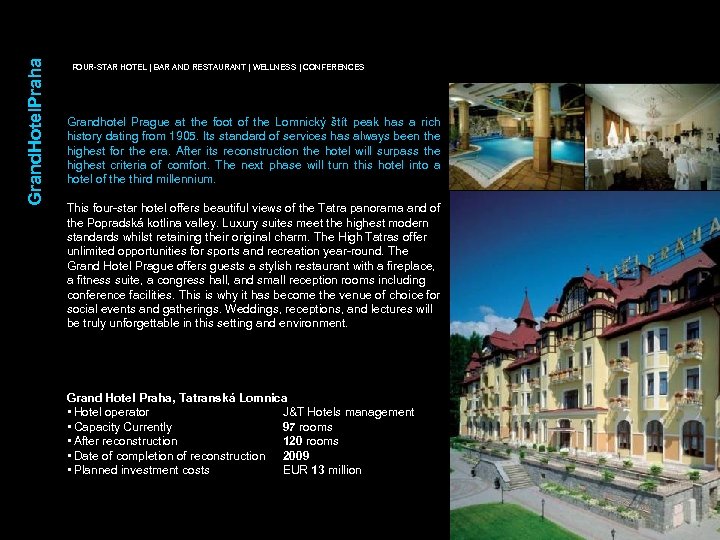 Grand. Hotel. Praha FOUR-STAR HOTEL | BAR AND RESTAURANT | WELLNESS | CONFERENCES Grandhotel