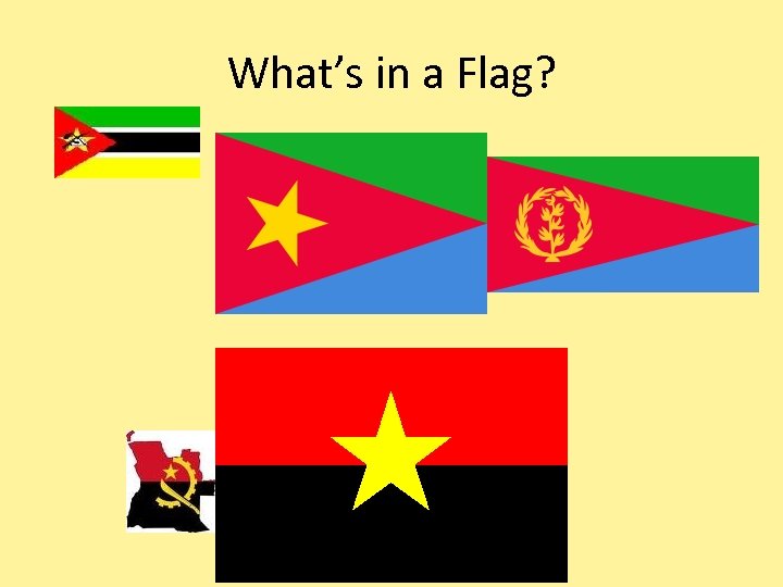 What’s in a Flag? 