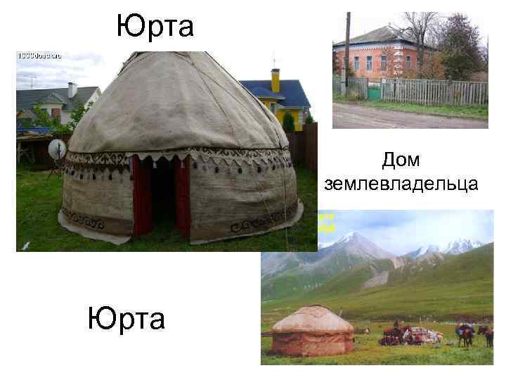 Юрта Дом землевладельца Юрта 