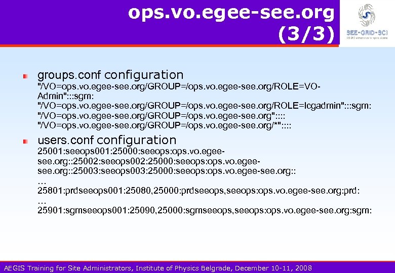 ops. vo. egee-see. org (3/3) groups. configuration 