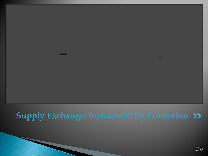 Supply Exchange: Sustainability Promotion 29 