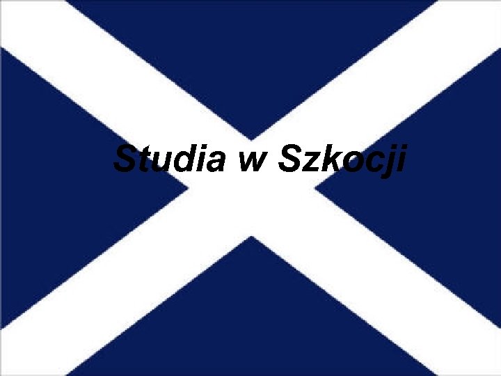 Studia w Szkocji 