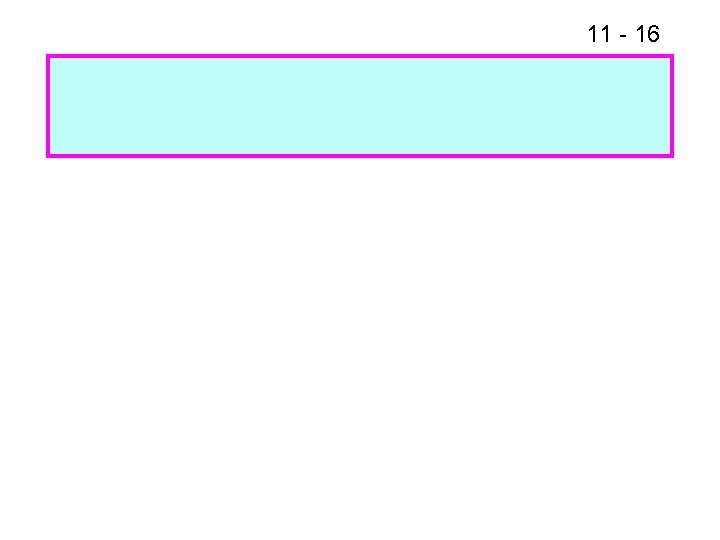 11 - 16 