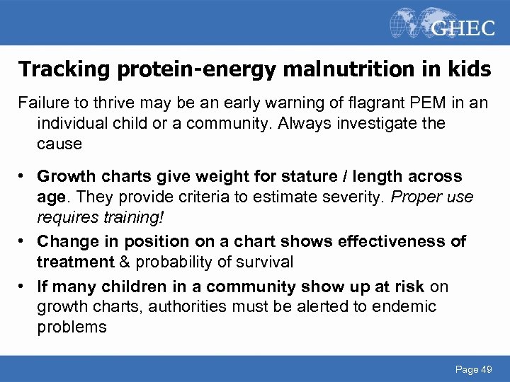 Tracking protein-energy malnutrition in kids Failure to thrive may be an early warning of