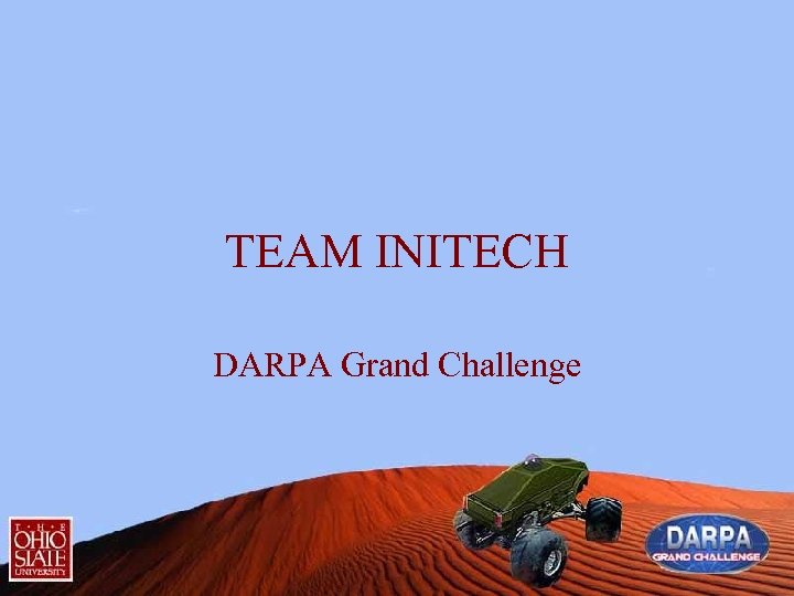 TEAM INITECH DARPA Grand Challenge 