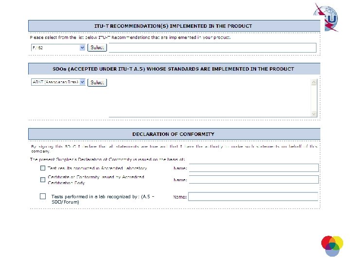 Tests performed in a lab recognized by: (A. 5 – SDO/Forum) 