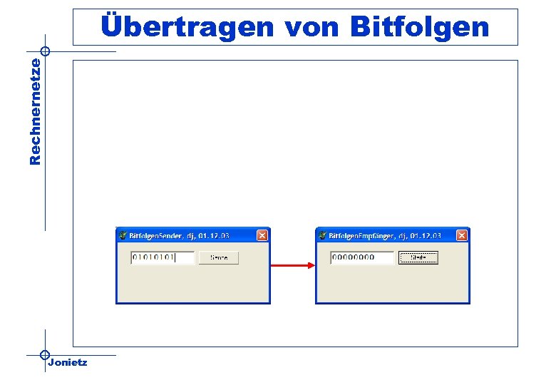 Rechnernetze Übertragen von Bitfolgen Jonietz 