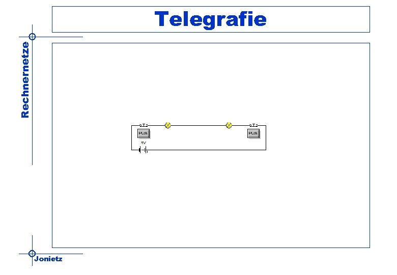 Rechnernetze Telegrafie Jonietz 