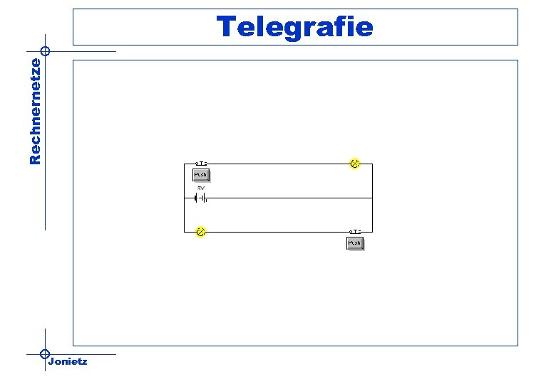 Rechnernetze Telegrafie Jonietz 