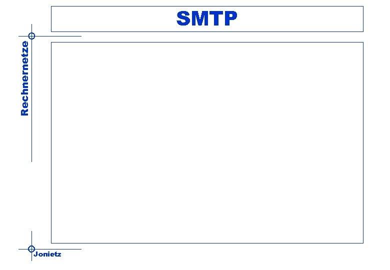 Rechnernetze SMTP Jonietz 