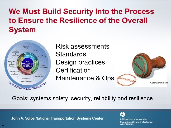 We Must Build Security Into the Process to Ensure the Resilience of the Overall