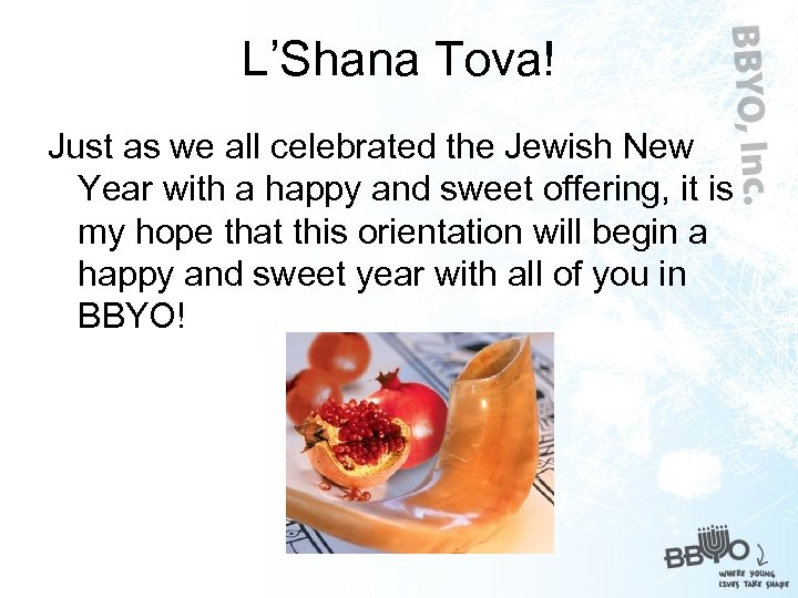 L’Shana Tova! Just as we all celebrated the Jewish New Year with a happy