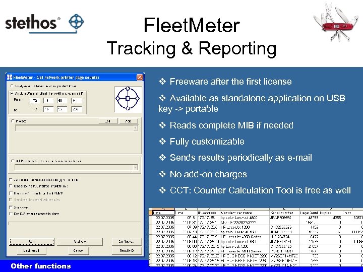 Fleet. Meter Tracking & Reporting v Freeware after the first license v Available as