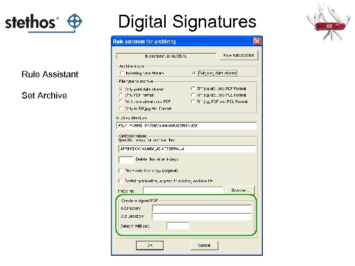Digital Signatures Rule Assistant Set Archive 