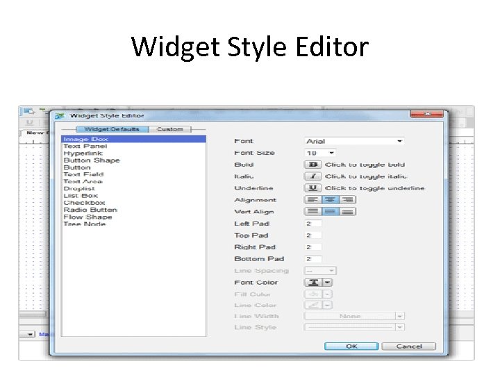 Widget Style Editor 