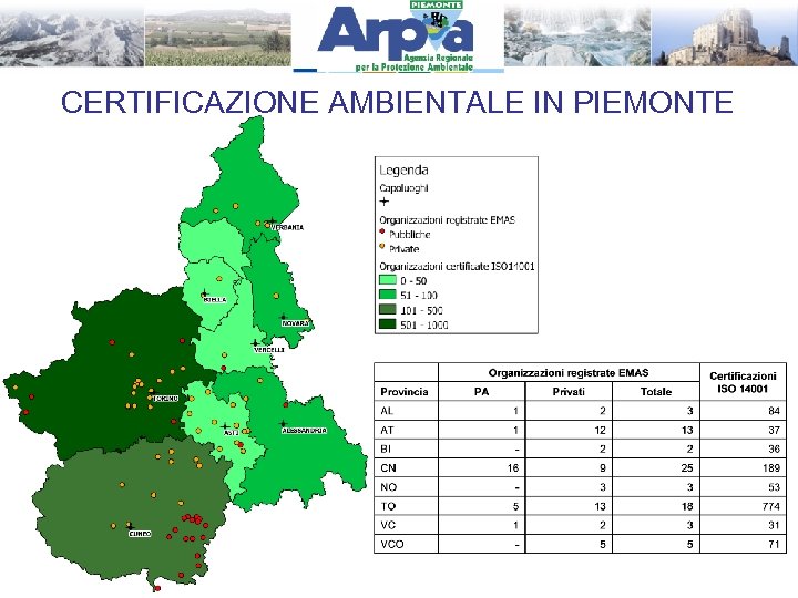 CERTIFICAZIONE AMBIENTALE IN PIEMONTE 