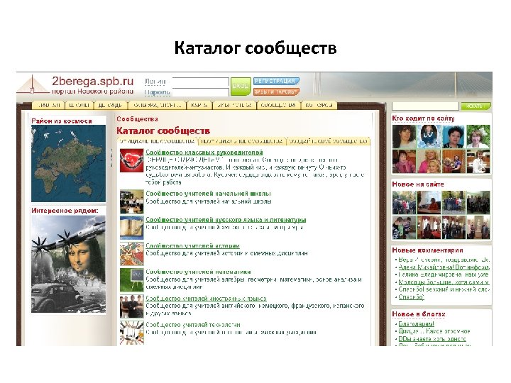 Каталог сообществ 