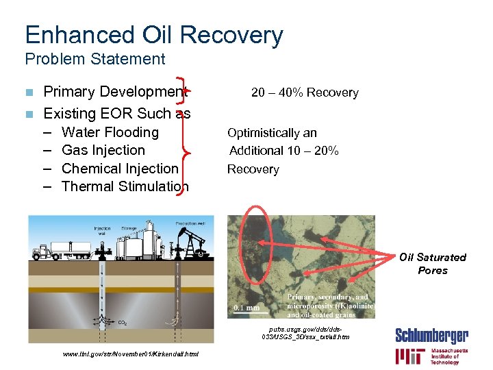 Enhanced Oil Recovery Problem Statement Primary Development n Existing EOR Such as – Water