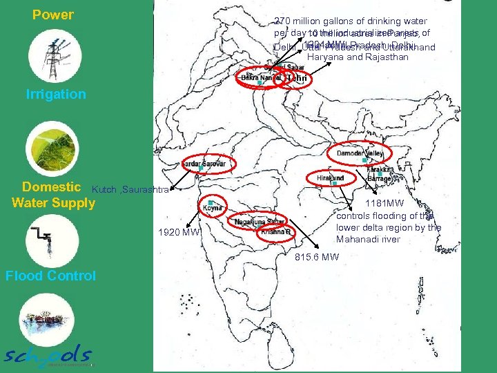 Power 270 million gallons of drinking water per day 10 the industrialized areas of