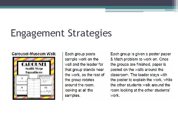 Engagement Strategies 