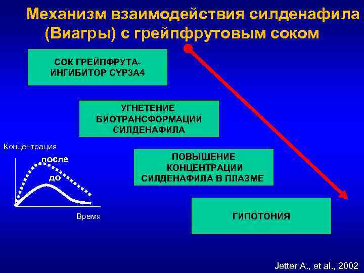  Механизм взаимодействия силденафила (Виагры) с грейпфрутовым соком СОК ГРЕЙПФРУТАИНГИБИТОР CYP 3 A 4