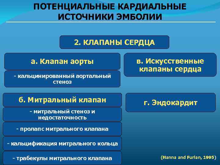 ПОТЕНЦИАЛЬНЫЕ КАРДИАЛЬНЫЕ ИСТОЧНИКИ ЭМБОЛИИ 2. КЛАПАНЫ СЕРДЦА а. Клапан аорты - кальцинированный аортальный стеноз