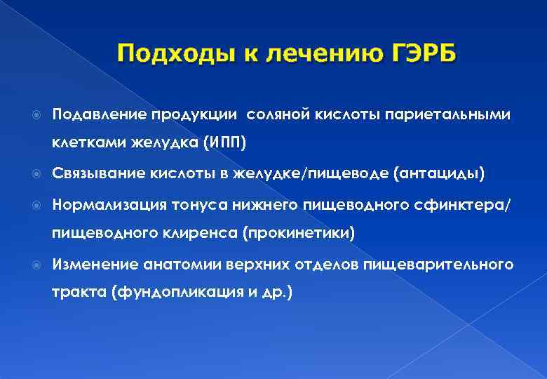 Ингибиторы протонной помпы при гэрб