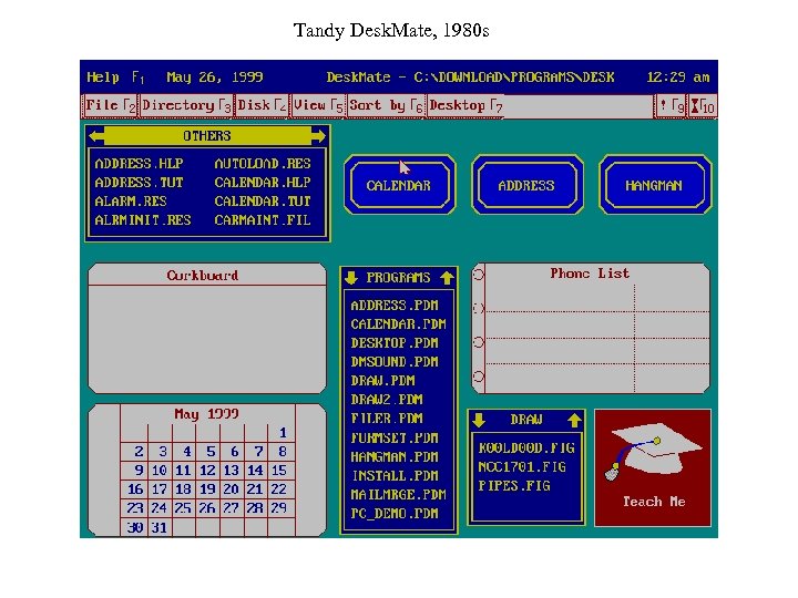 Tandy Desk. Mate, 1980 s 