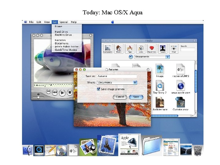 Today: Mac OS/X Aqua 