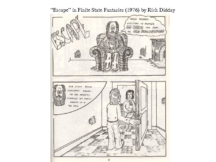 “Escape” in Finite State Fantasies (1976) by Rich Didday 