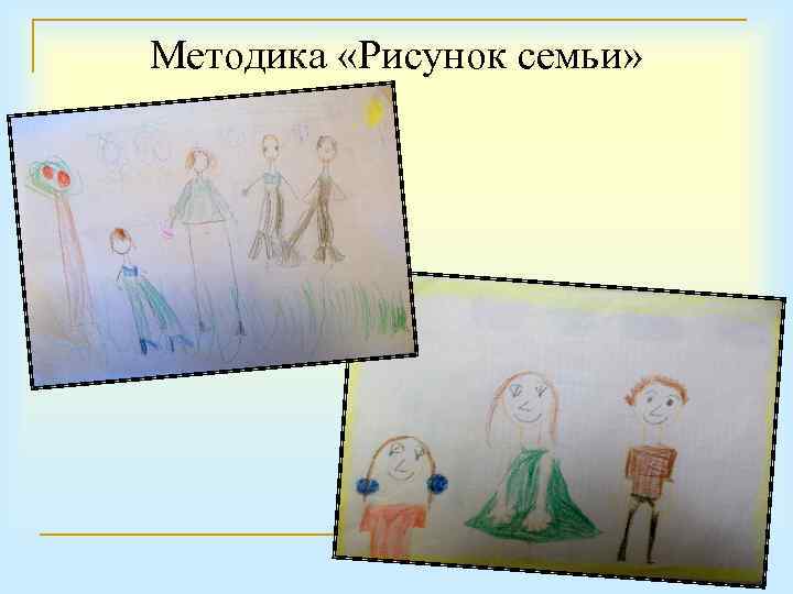 Методика «Рисунок семьи» 