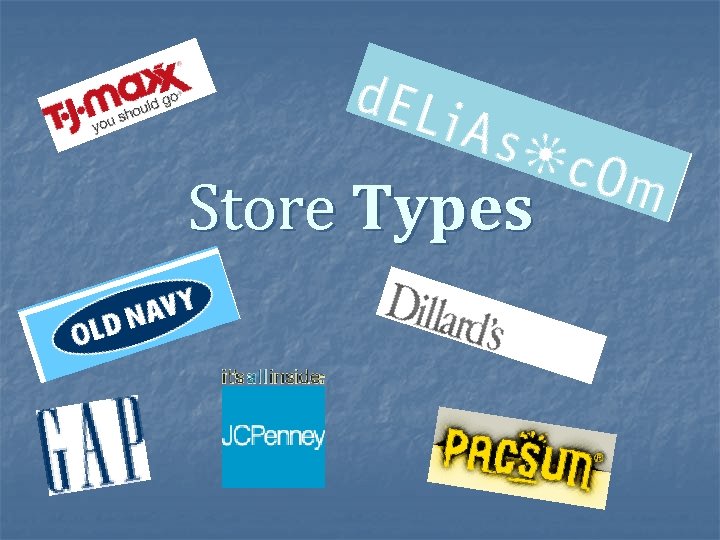 Store Types 