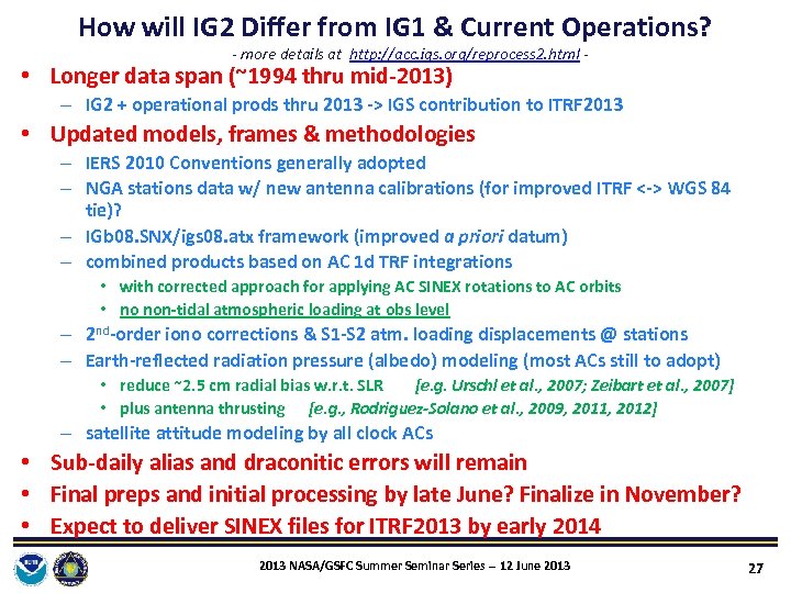 How will IG 2 Differ from IG 1 & Current Operations? - more details