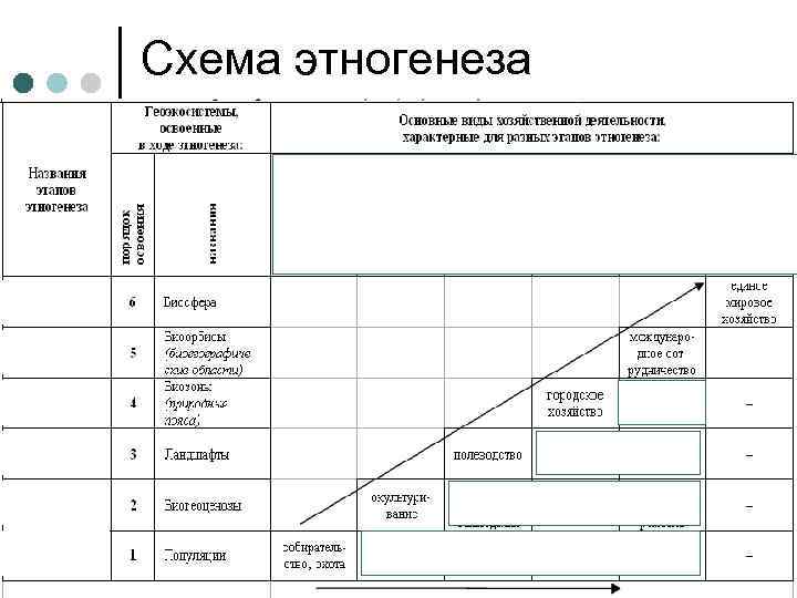 Схема этногенеза 