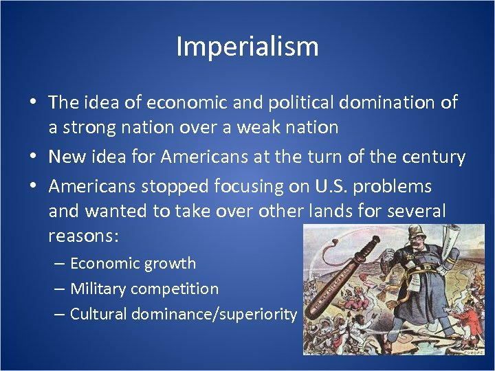 Ch 12 Sec 1 -2 The Imperialist Vision