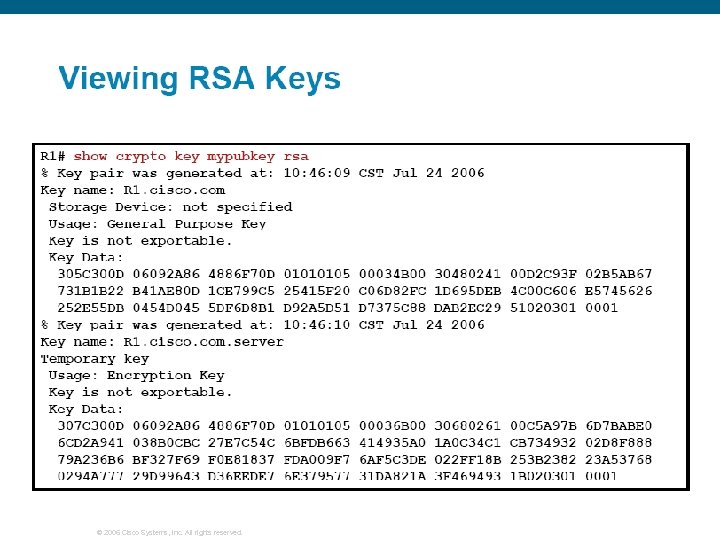 © 2006 Cisco Systems, Inc. All rights reserved. 