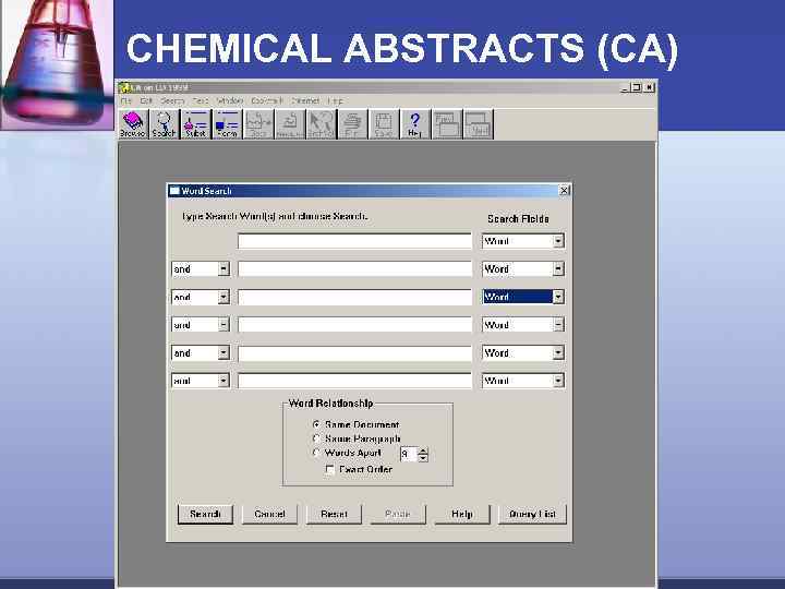 CHEMICAL ABSTRACTS (CA) www. cas. org 