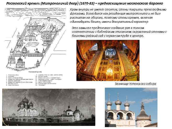 Ростовский кремль карта