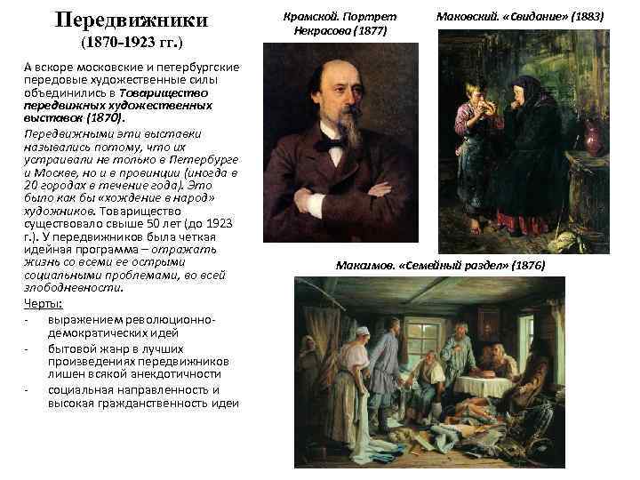 Художники передвижники их картины