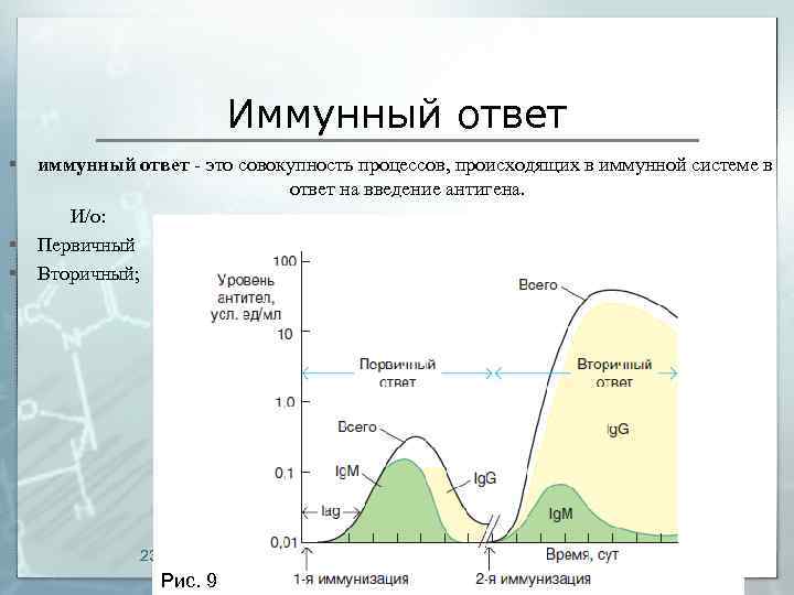 Иммунный ответ § § § иммунный ответ - это совокупность процессов, происходящих в иммунной