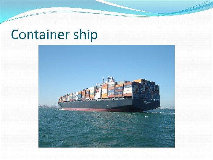 Container ship 